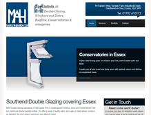 Tablet Screenshot of doubleglazing-mah.co.uk